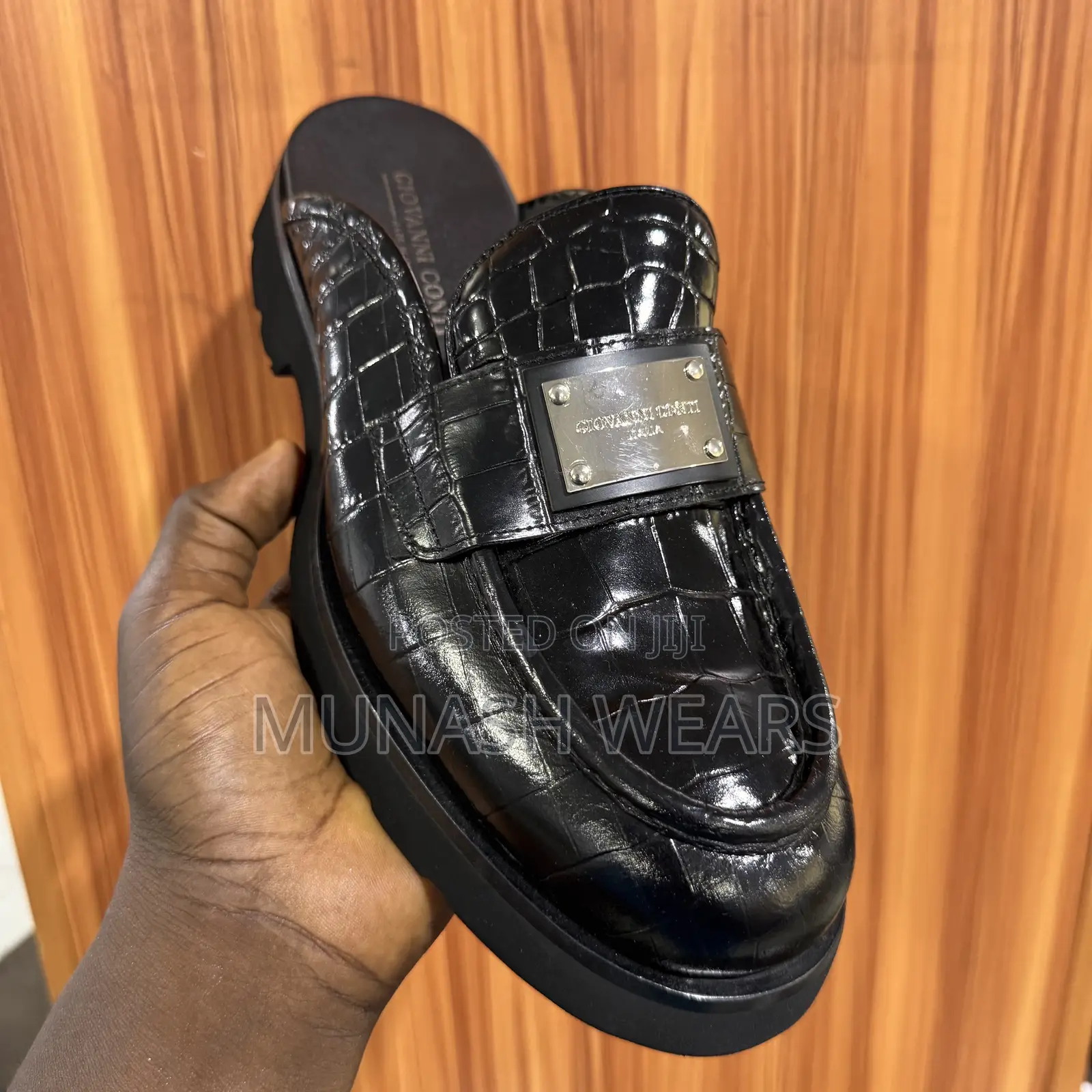 Italian Giovani Conti Leather Mule 40-46