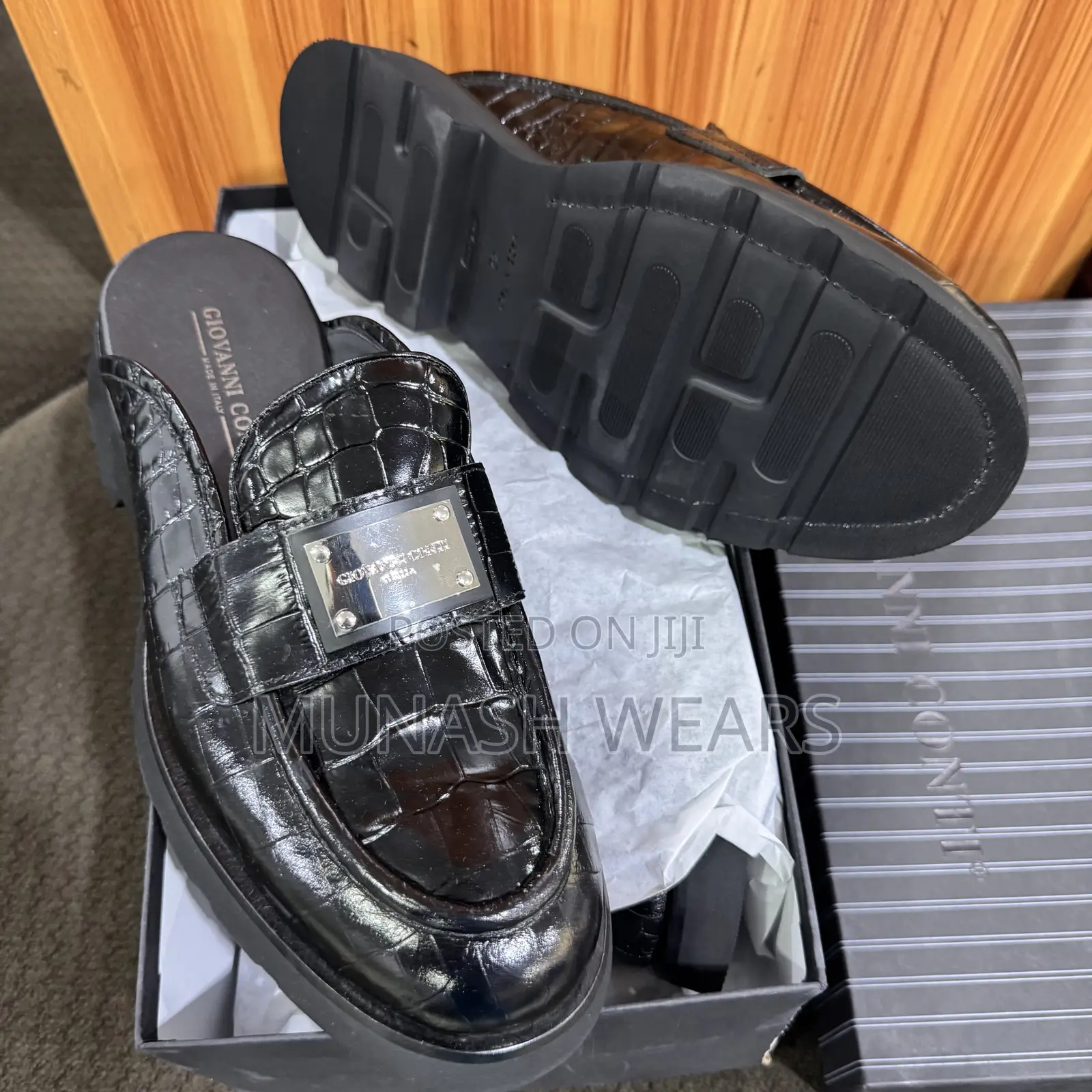 Italian Giovani Conti Leather Mule 40-46