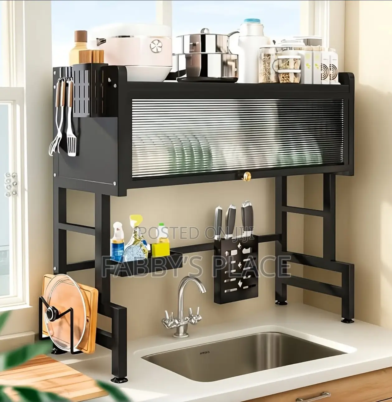 Premium Over-the-Sink Dish Rack | Space Saving Kitchen Organizer