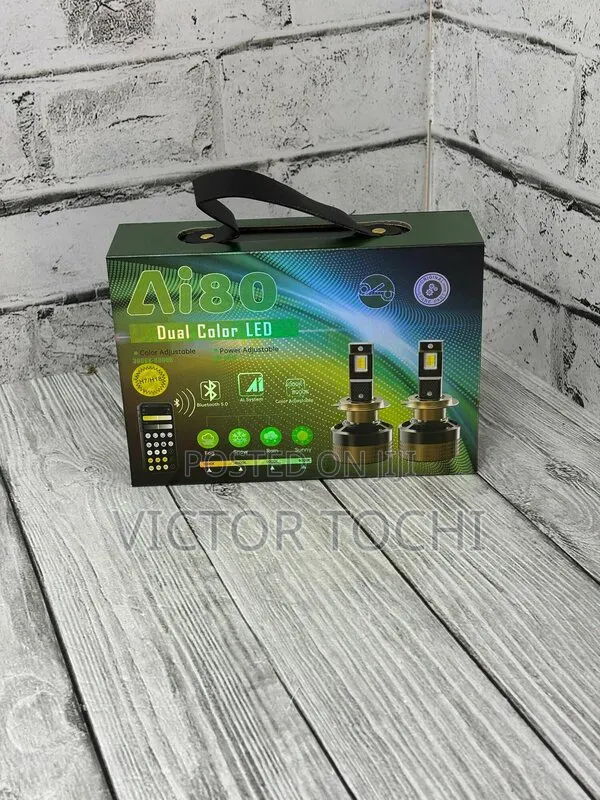 Ai80 Dual Color App Control Led Headlights Bulb