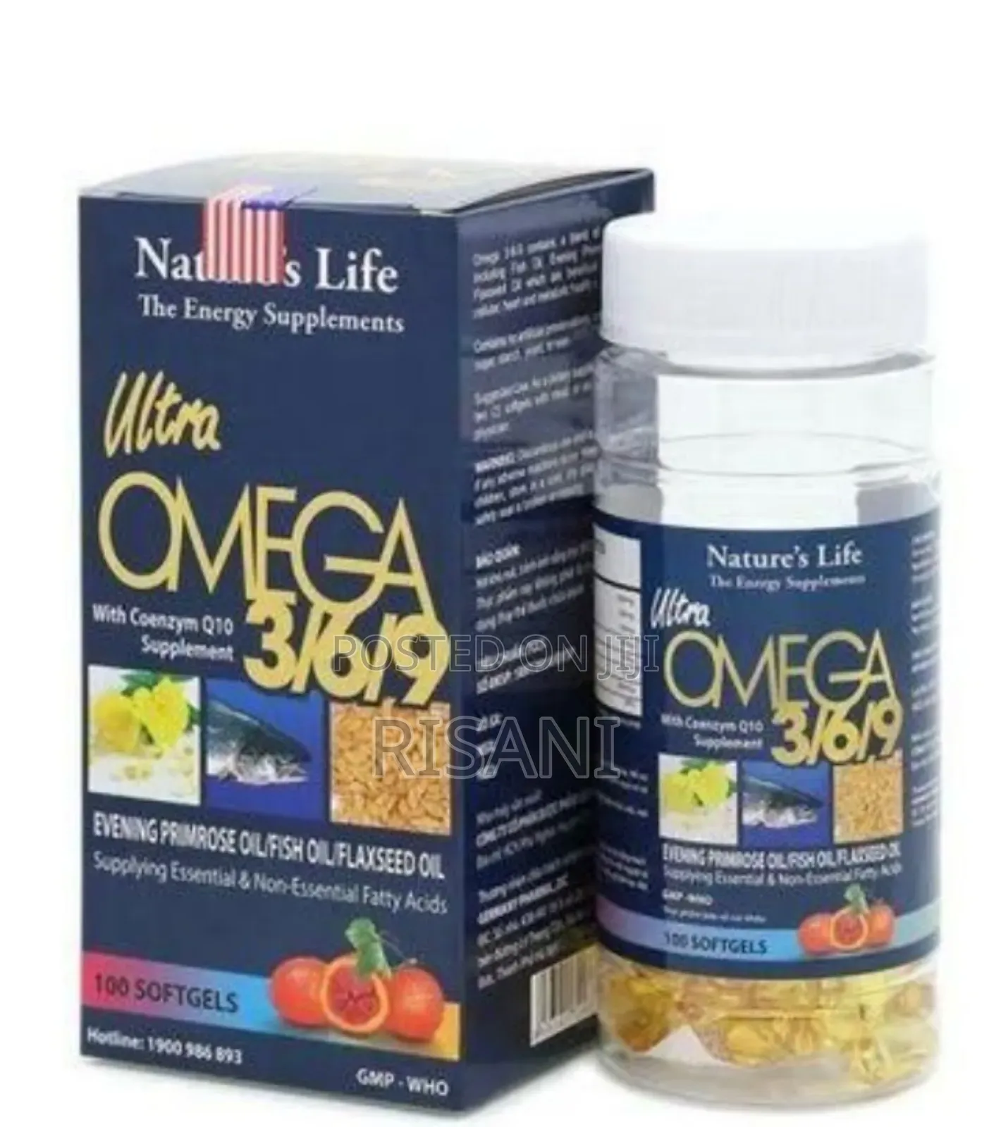 Nature's Life Ultra Omega 3-6-9 X100 Softgels