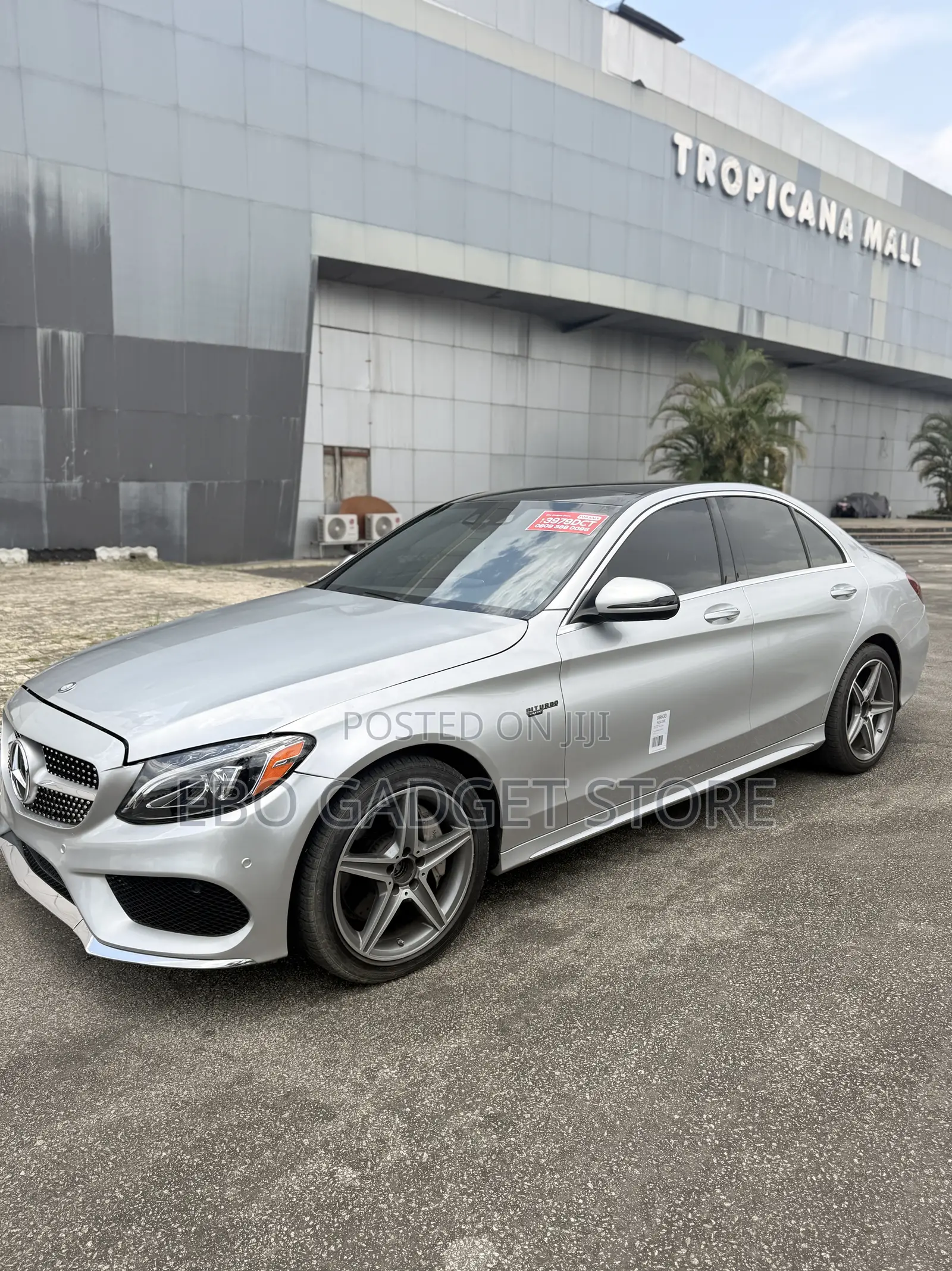 Mercedes-Benz C400 4Matic AWD Sedan (3.0L V6 7A) 2015 Silver