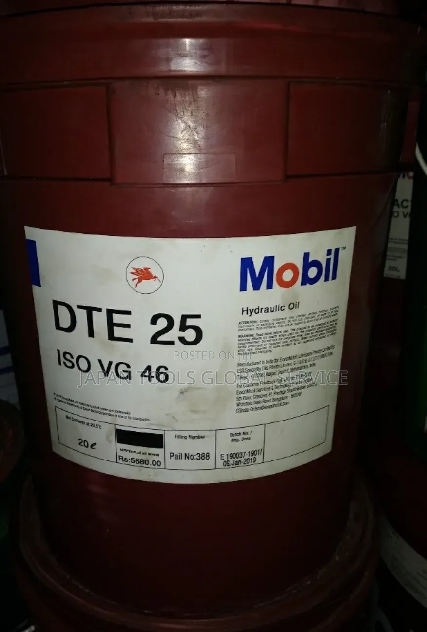 Mobil Dte 25 Ultra Iso Vg 46 Hydraulic Oil