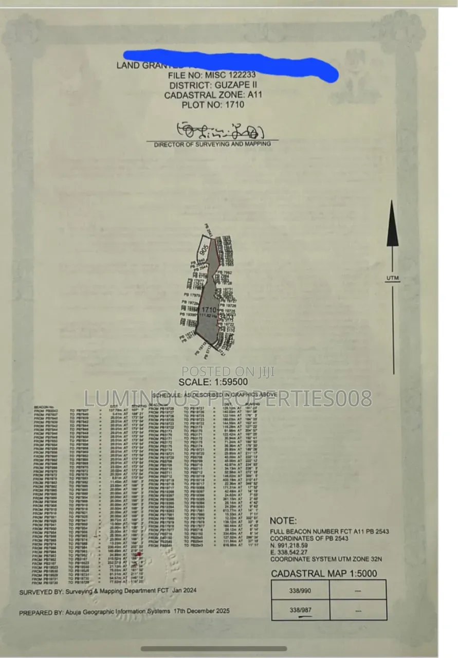 Mixed Use Land 50 Hectares Guzape 2