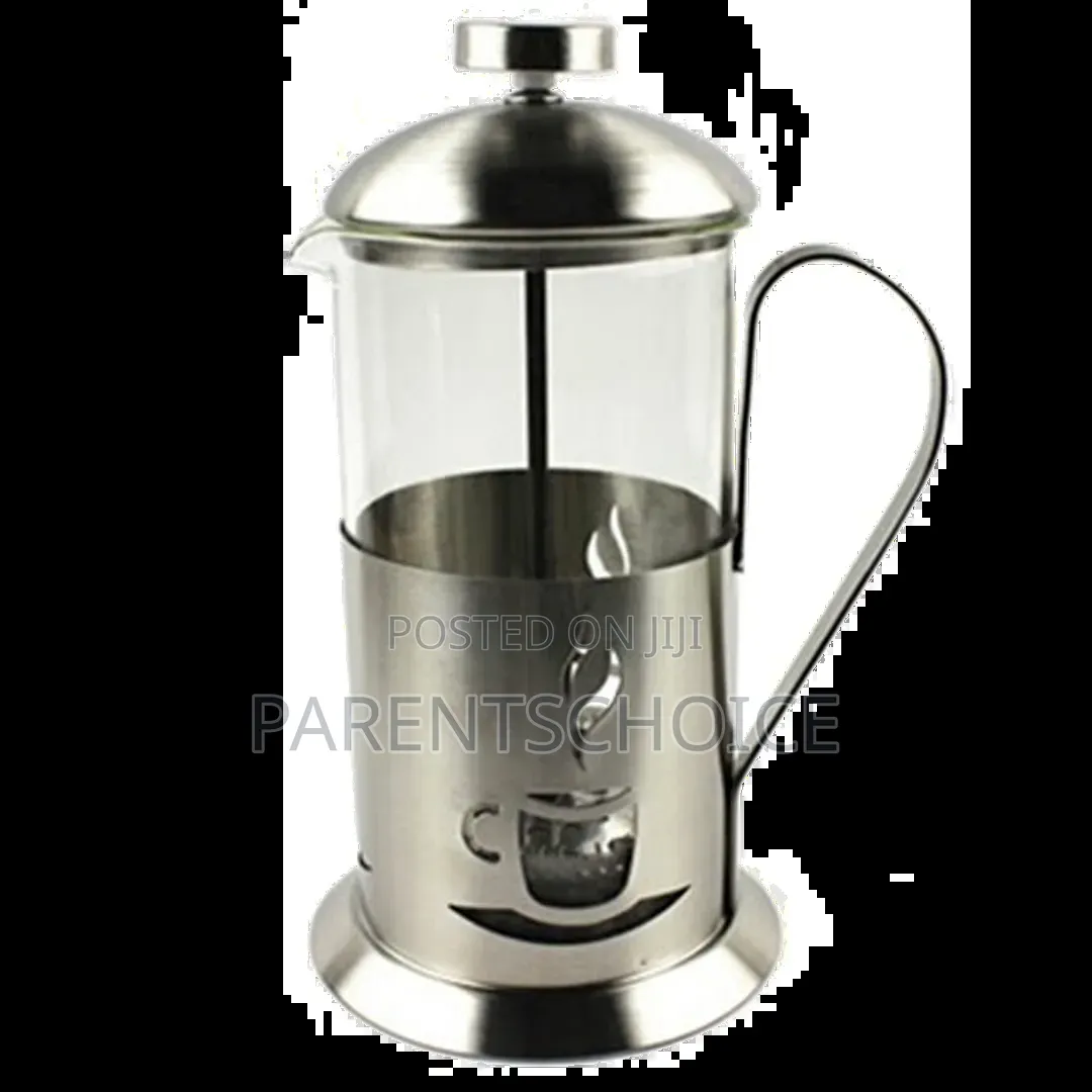 French Press Stainless Steel Glass 4 Cup Tea Coffee Maker