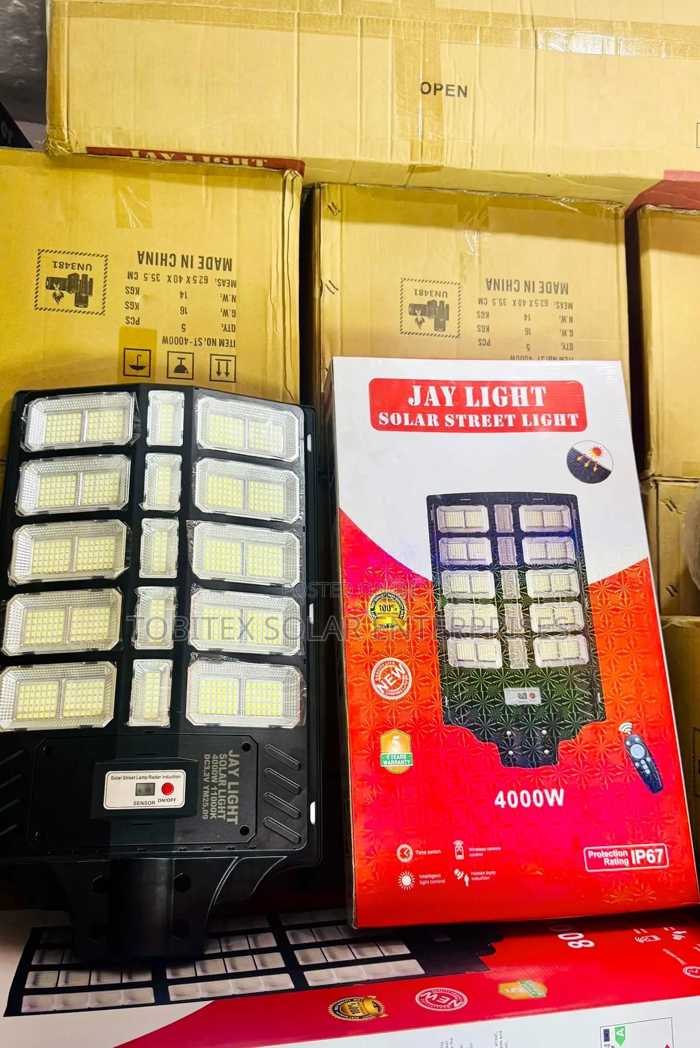 Solar Street Light 4000watts All in One