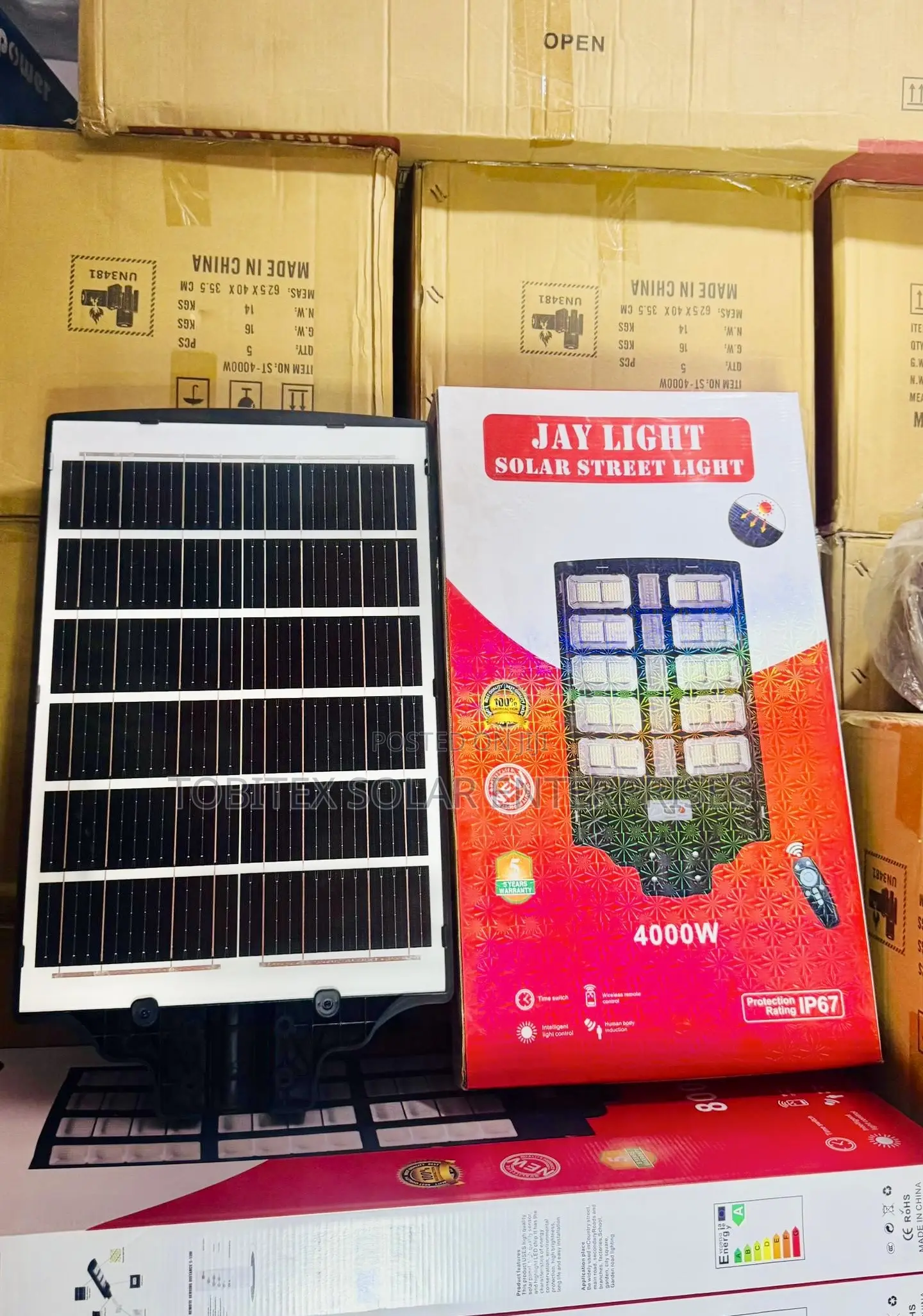 Solar Street Light 4000watts All in One