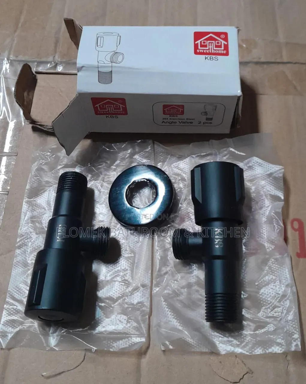 Sweet Home Premium Matte Black 304 Stainless Steel Angle Valves