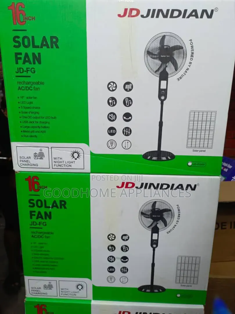 Solar Rechargeable Fan
