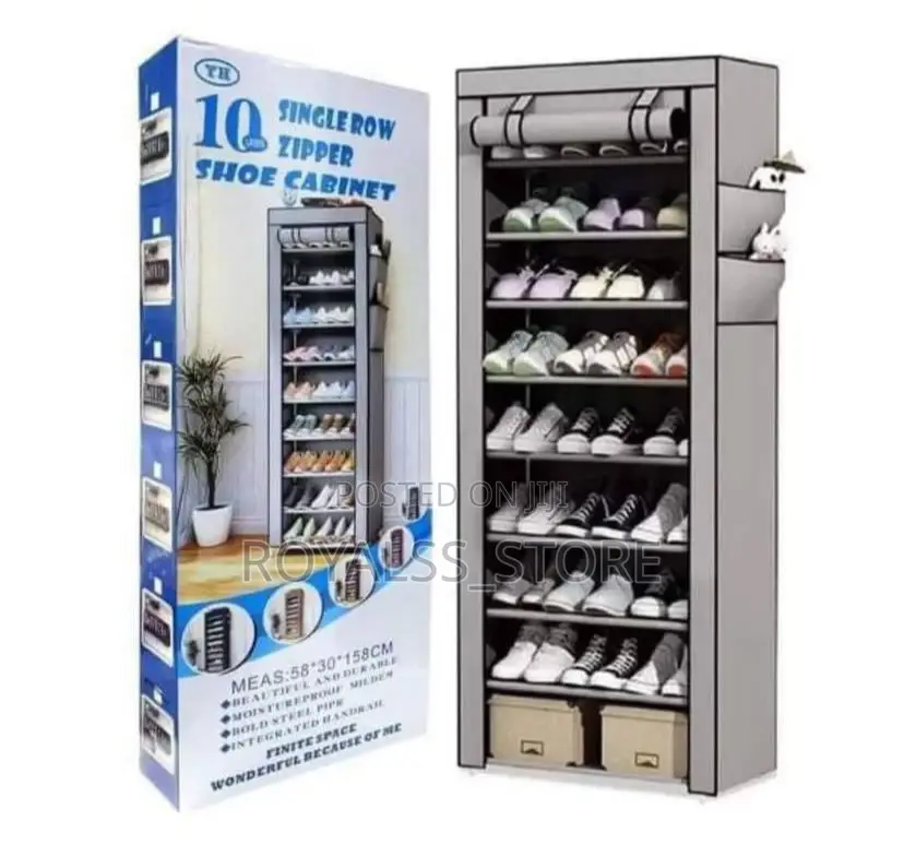 10 Layers Shoe Storage Wardrobe- Shoe Rack