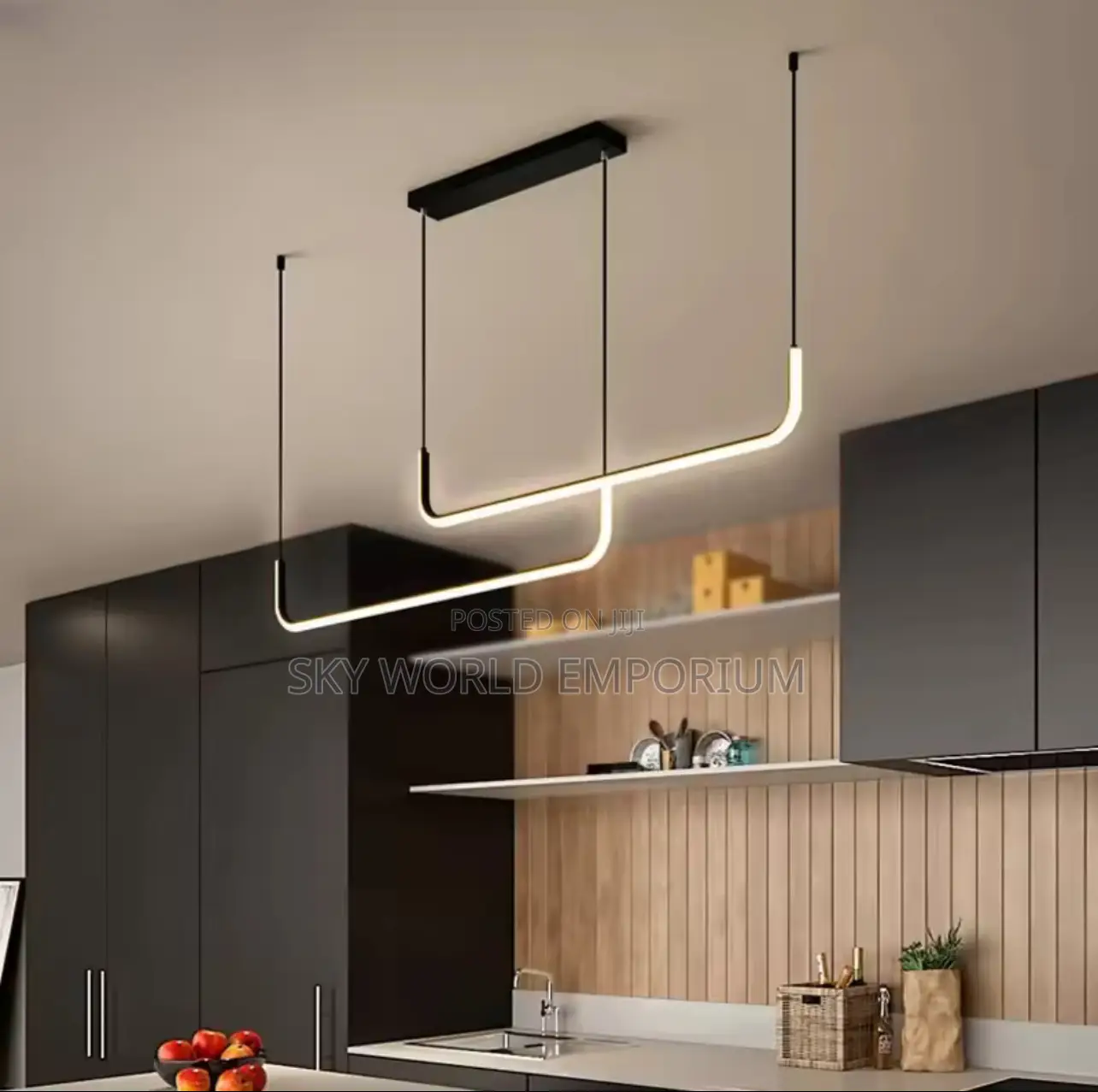 Nordic Creative Line Chandelier Led Pendant Lamps