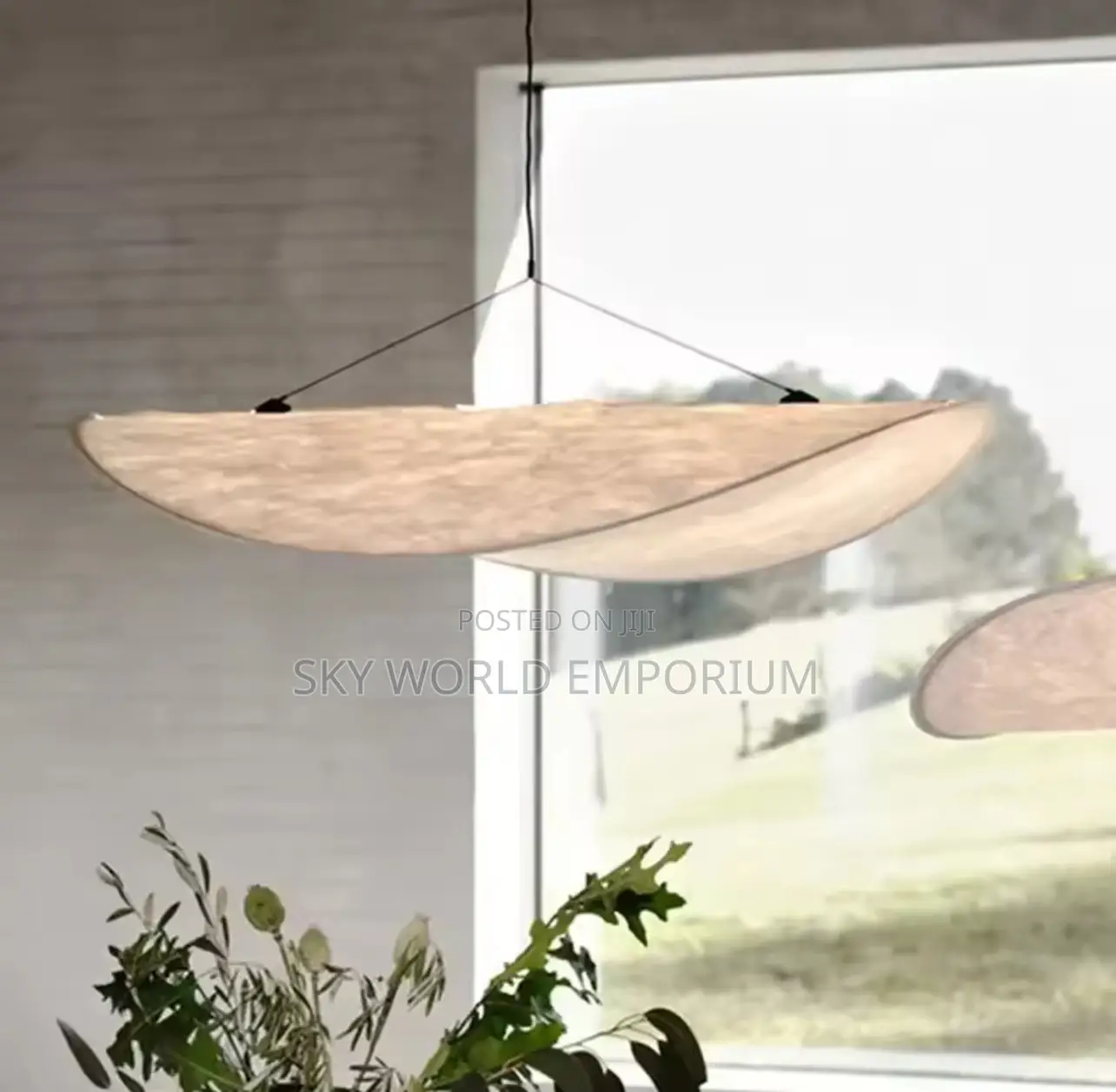 Nordic Vertigo Tense Led Silk Pendant Lamp
