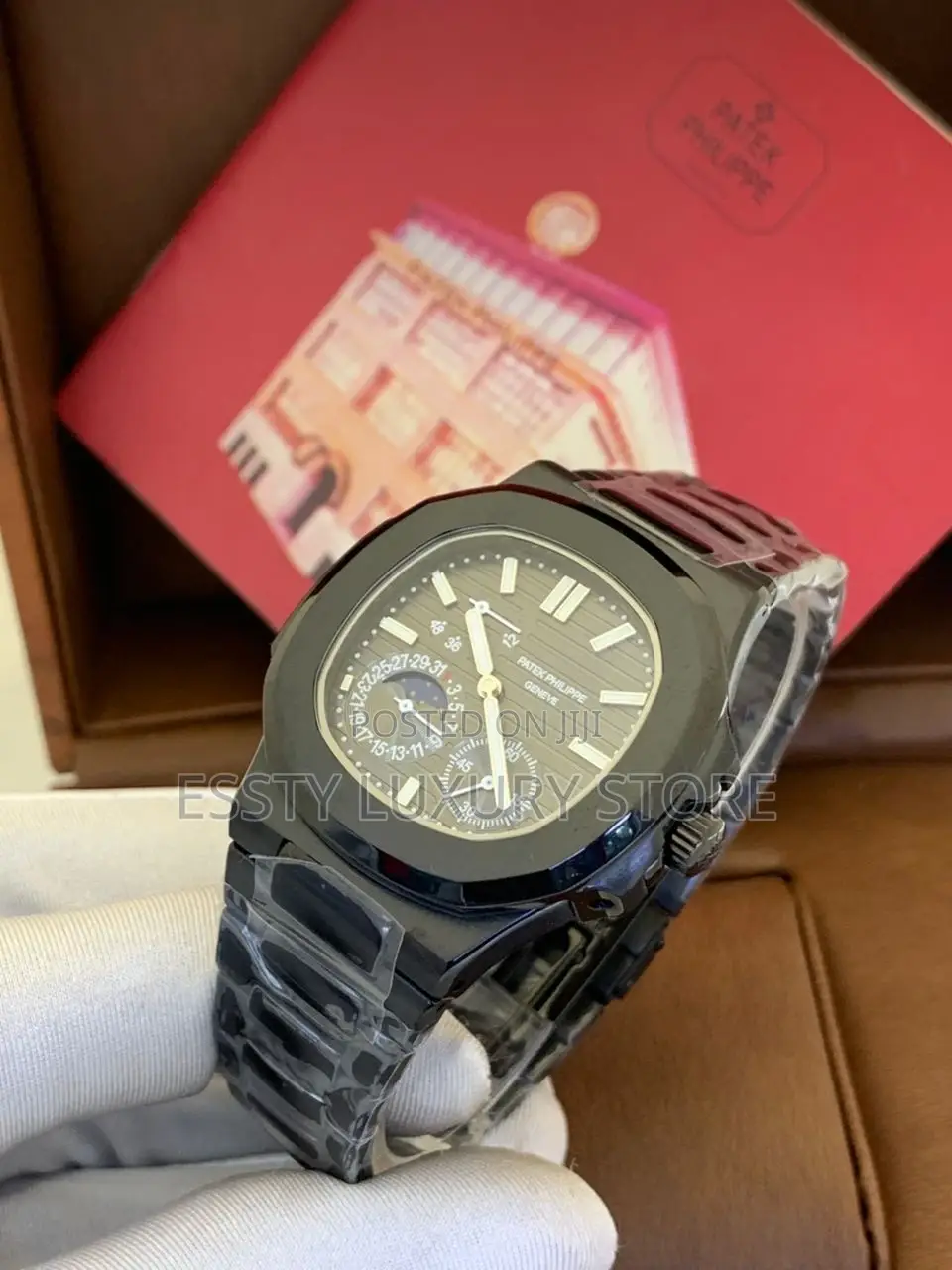 Patek Philippe Automatic Engine Rose Gold Chain Wrist