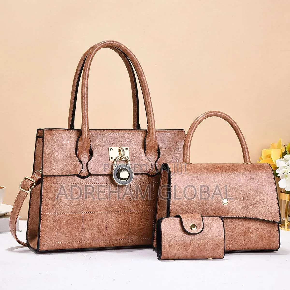 3in1 Hoppy Classy Quality Leather Bag