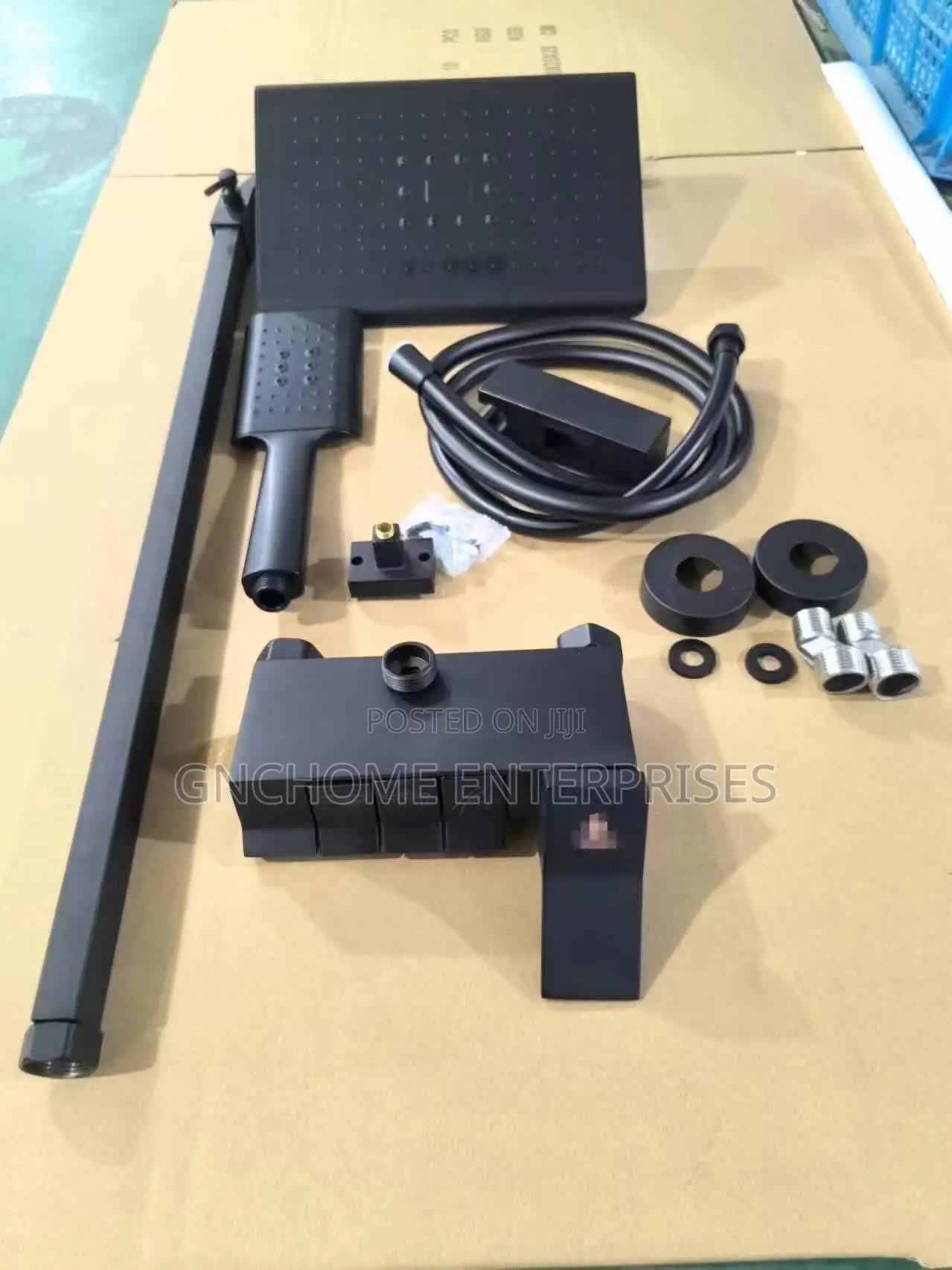 Standing Shower Mixer Black