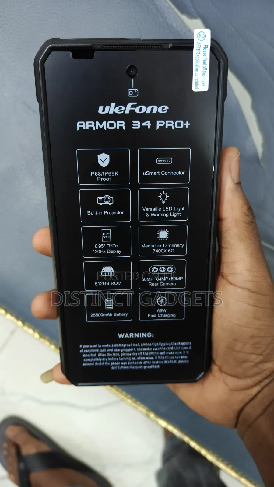 New Ulefone Armor 34 Pro+ 5G 512 GB Black