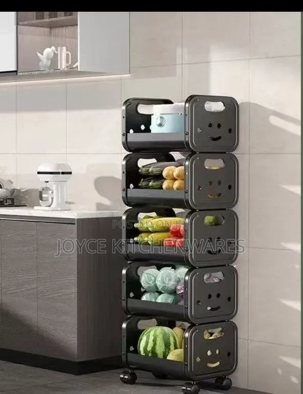 Movable Vegetables Storage Rack