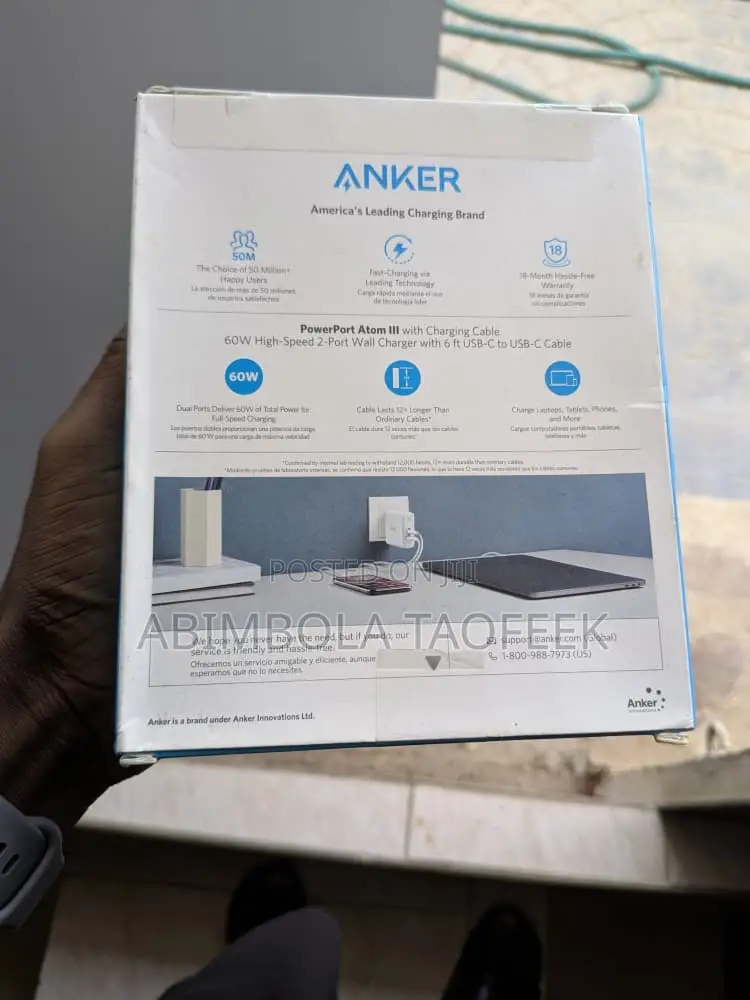 Anker Laptop and Phone Charger