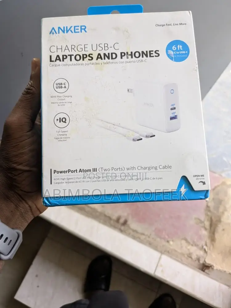 Anker Laptop and Phone Charger