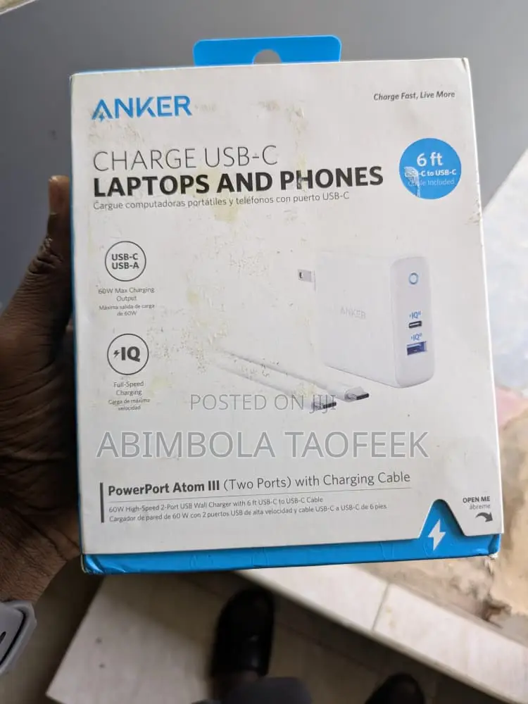 Anker Laptop and Phone Charger