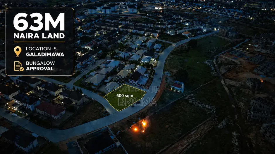 600sqm Land in Galadimawa for Sale