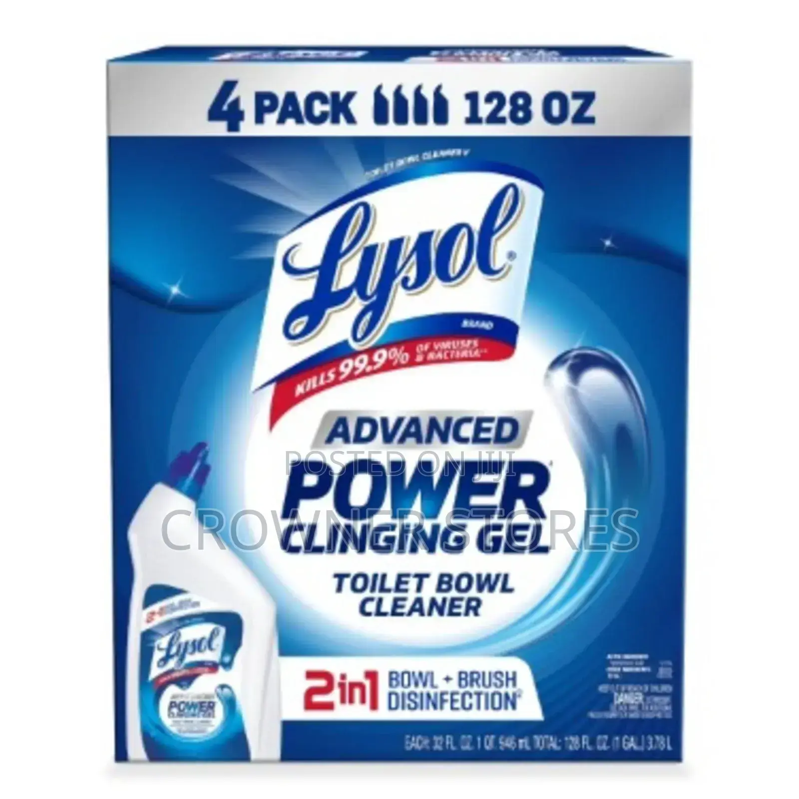 Lysol Advanced Toilet Cleaner 32 Fl Oz- 4 Pack