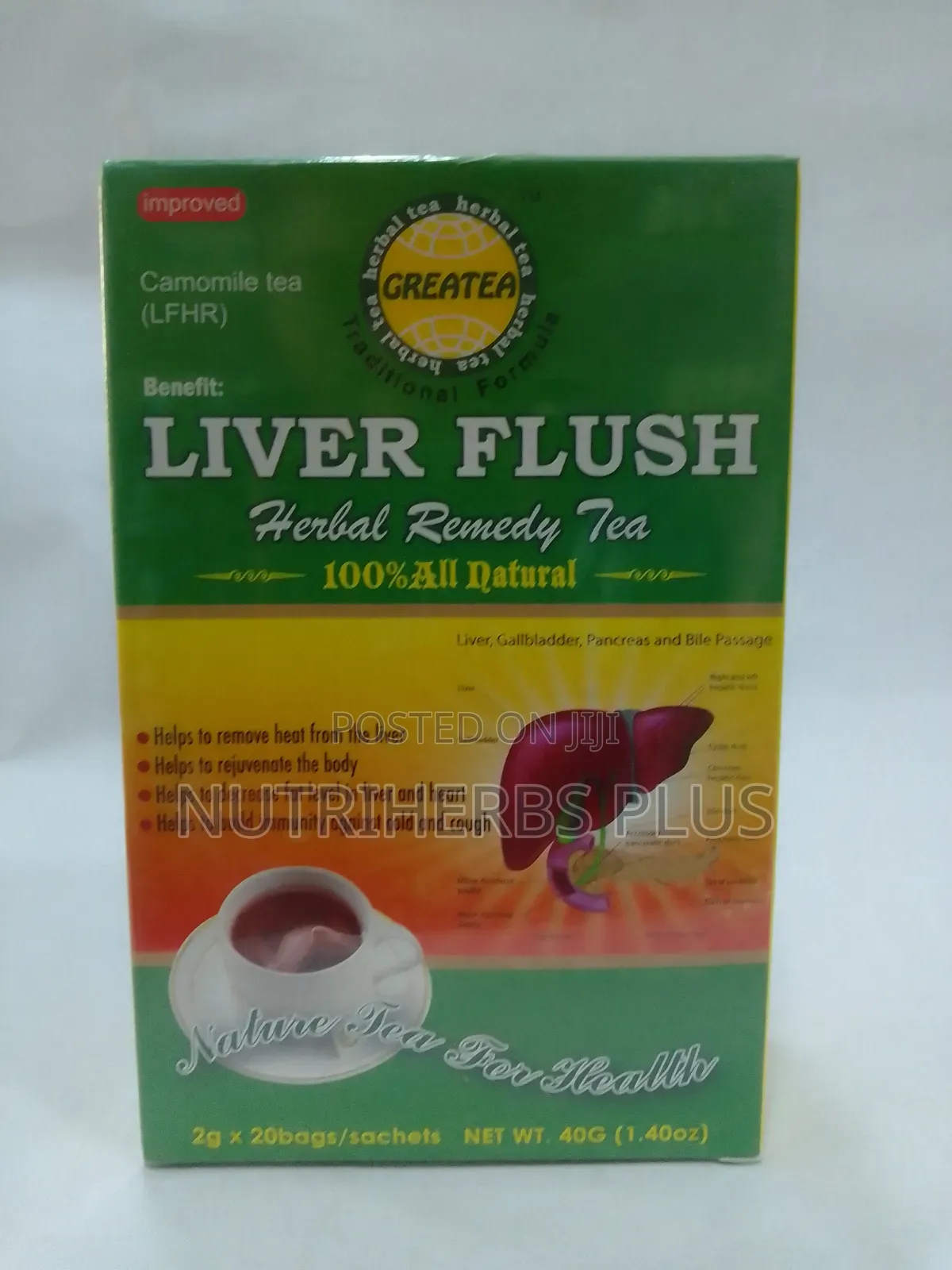 Liver Flush Herbal Tea : For Liver And Digestive Health