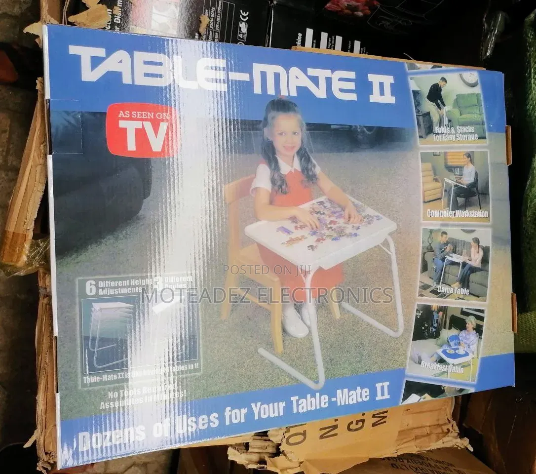 Table Mate-Ii Adjustable Steel Multifunction Laptop Table/Workstation
