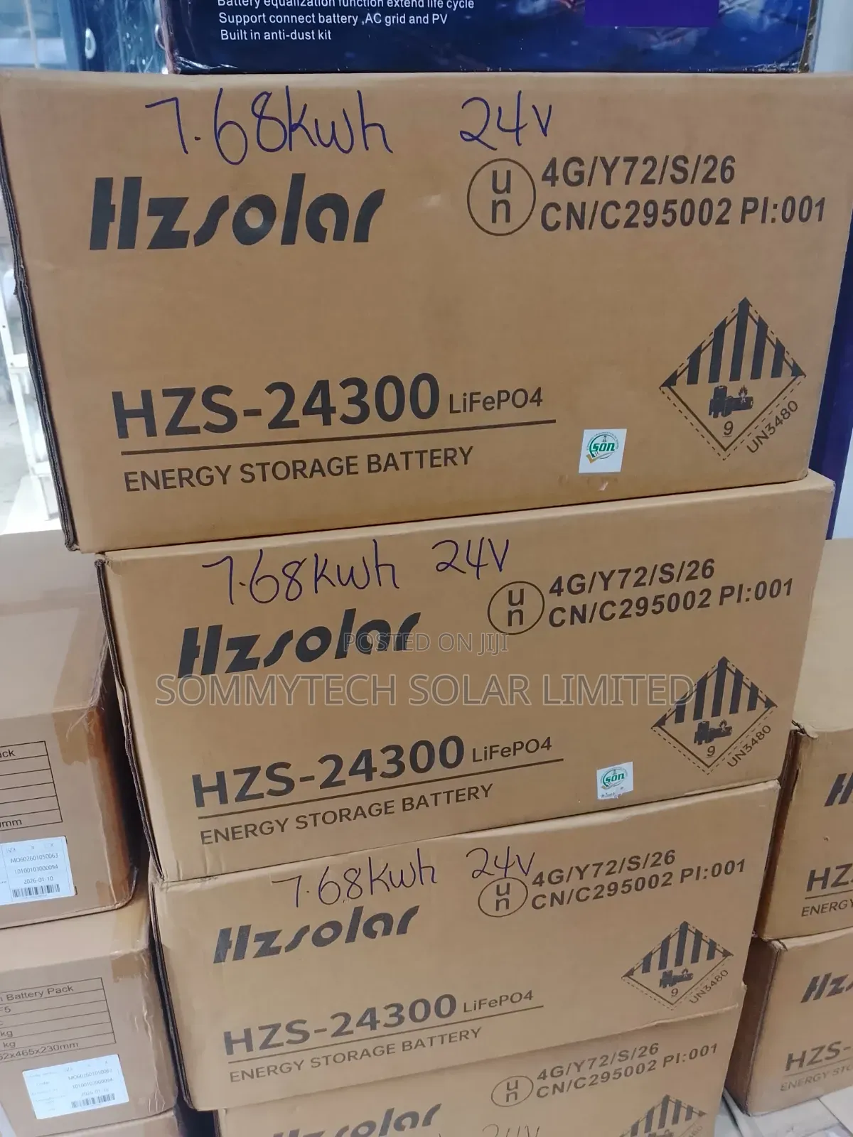 7.6kwh _24v Hz Luthiun Ion Battery