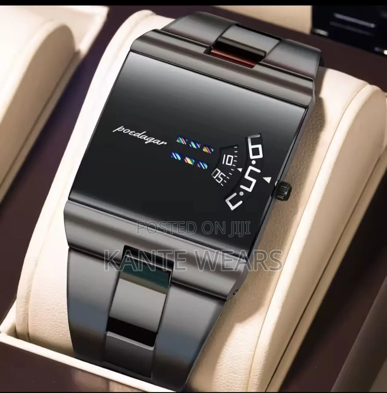 Poedagar Rectangle Men Watch