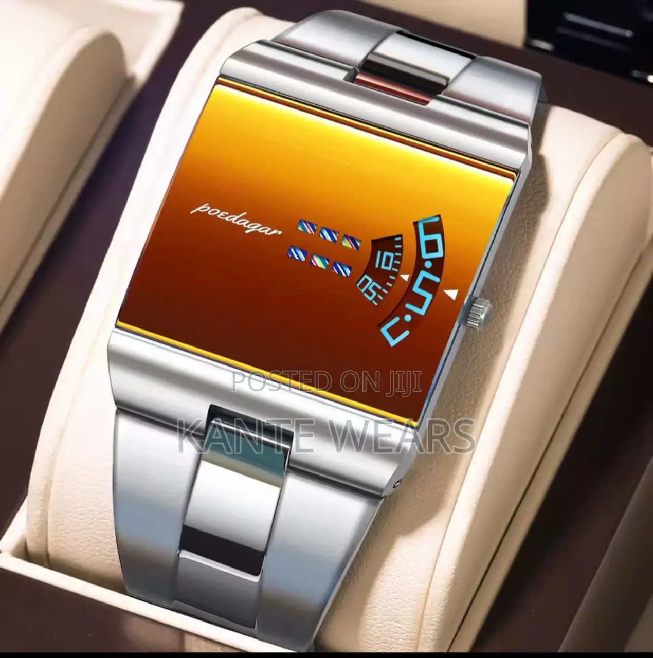 Poedagar Rectangle Men Watch