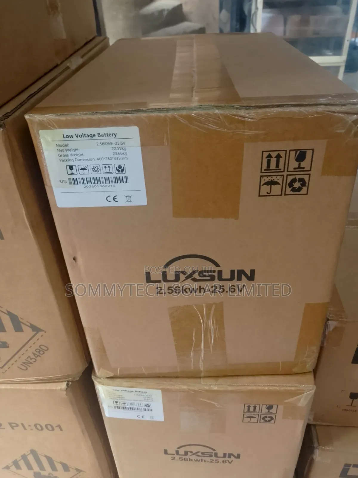 2.56kwh_24v Luxsun Luthiun Ion Battery