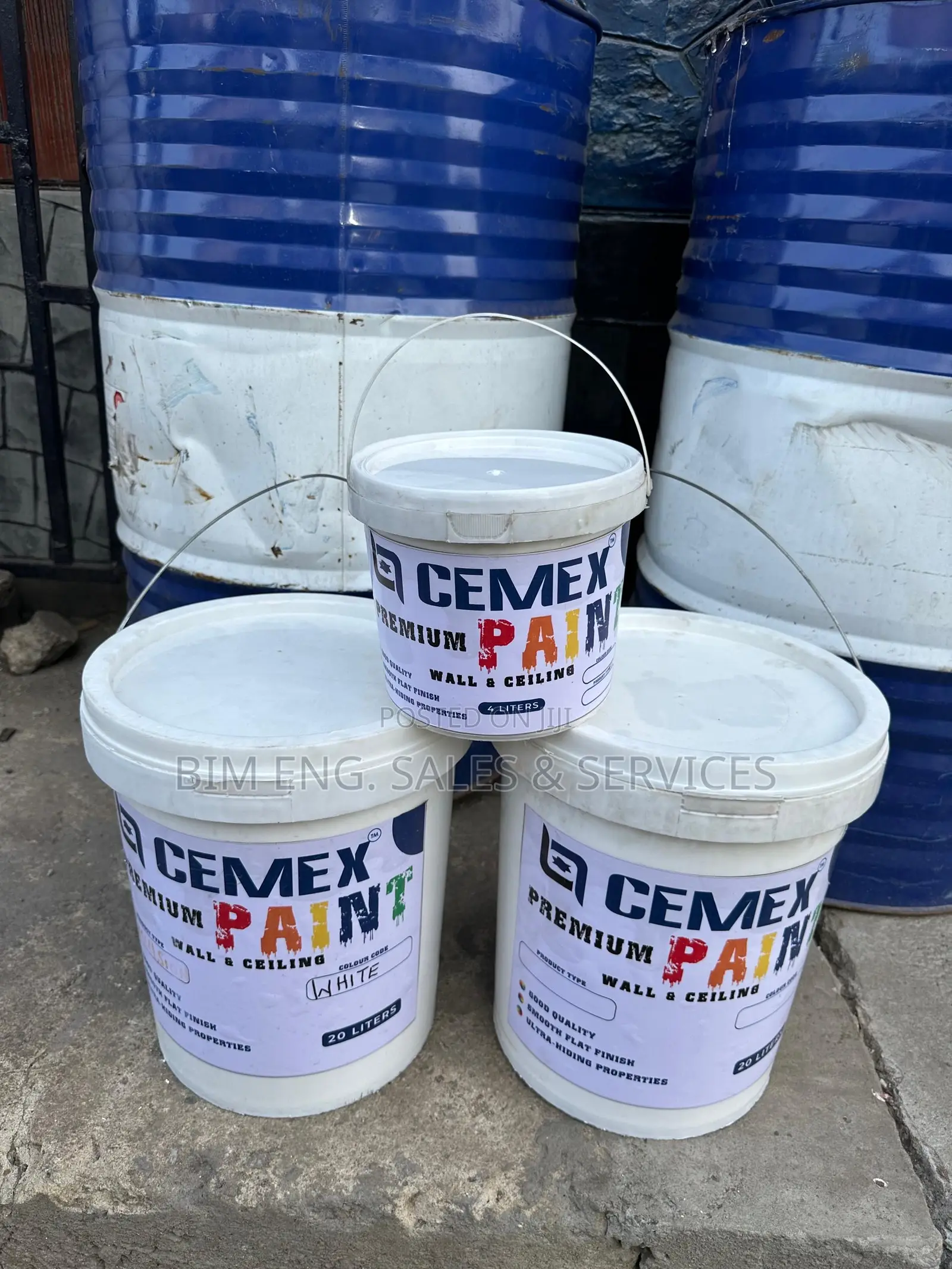 White Emulsions, Waterproof, Water in Oil