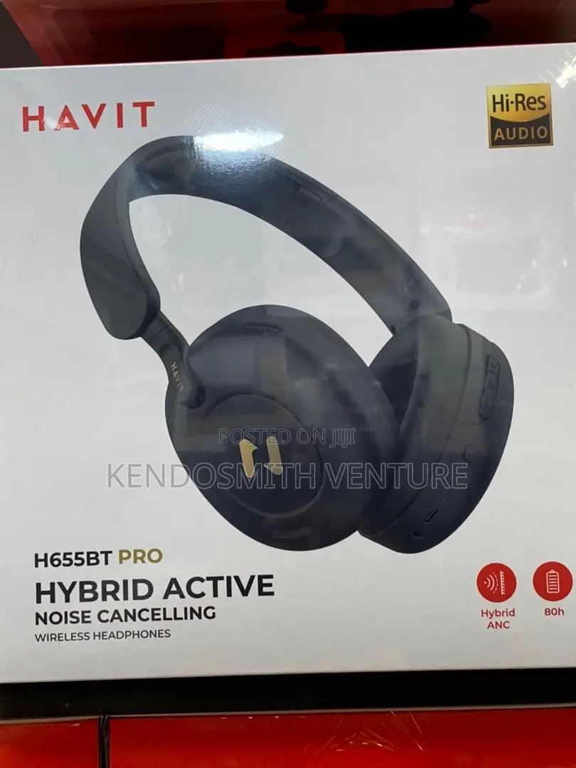 Havit H655bt Pro Hybrid Active Noise Cancelling Wireless Headphones