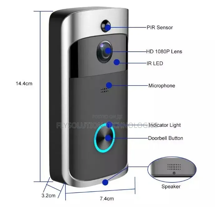 Smart Wifi Video Doorbell Camera