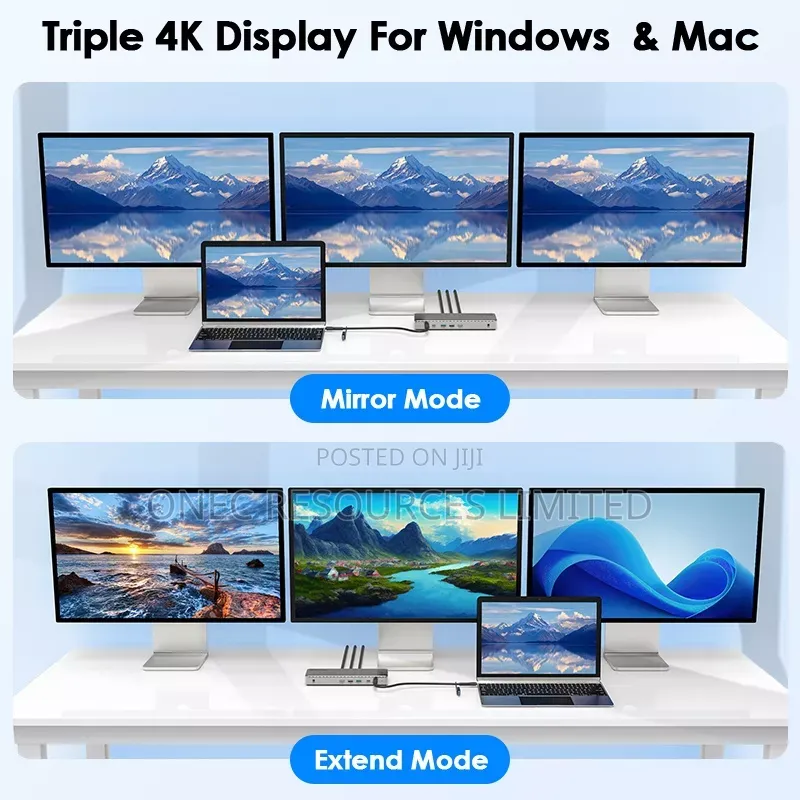 Wavlink USB 4 Docking Station 40gbps, Single /Triple Monitor