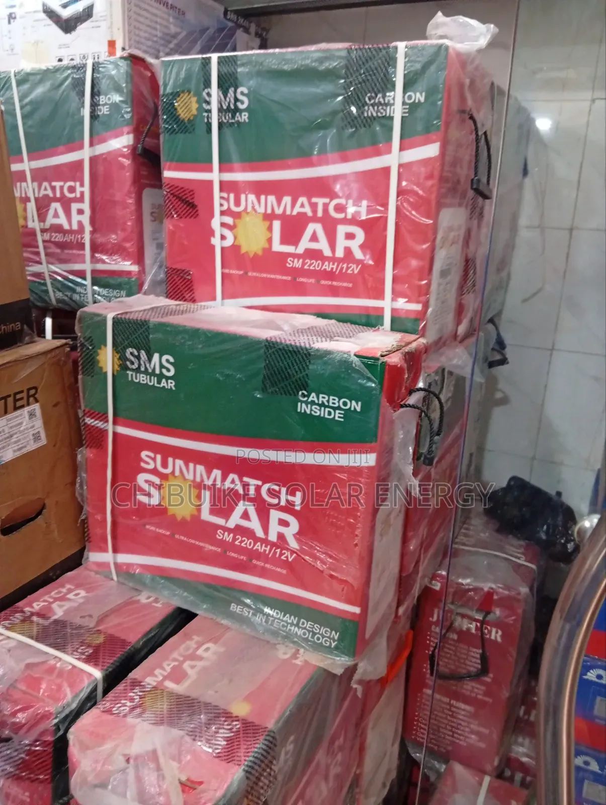 SMS Solar Tubular Battery 220a