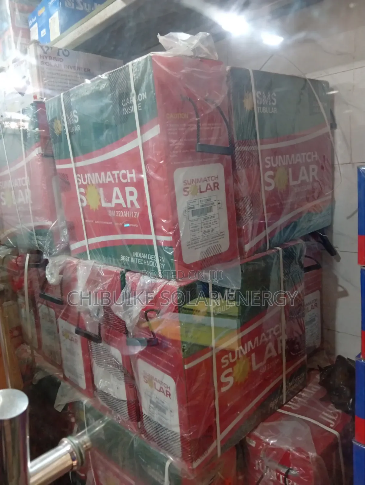 SMS Solar Tubular Battery 220a