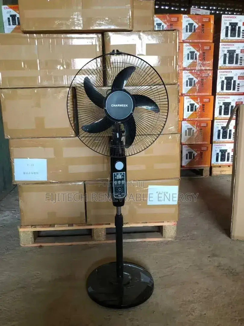 Charweek Solar Rechargeable Fan