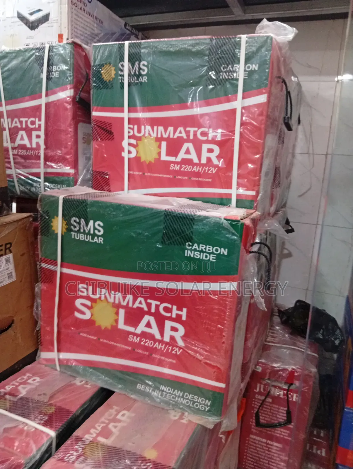 SMS Solar Tubular Battery 220a