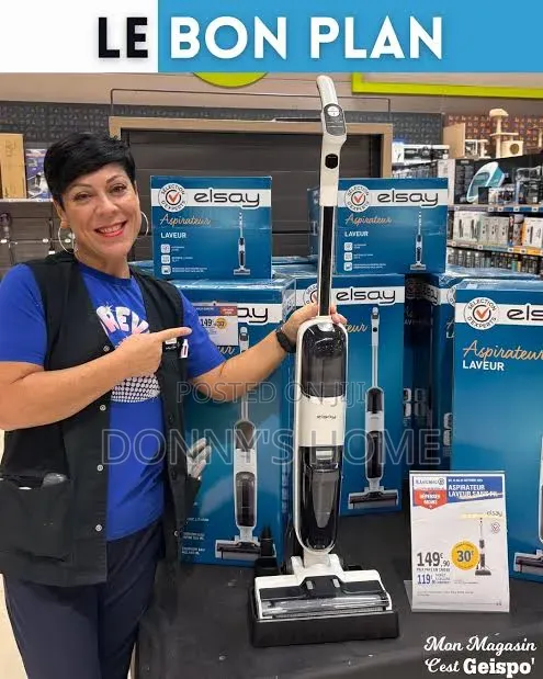 Elsay Aspirateur Laveur | 2-in-1 Cordless Wet Dry Vac