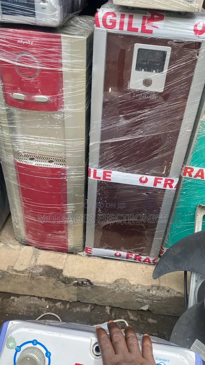 Foreign Used Top Loader Water Dispenser W/Fridge at Bottom