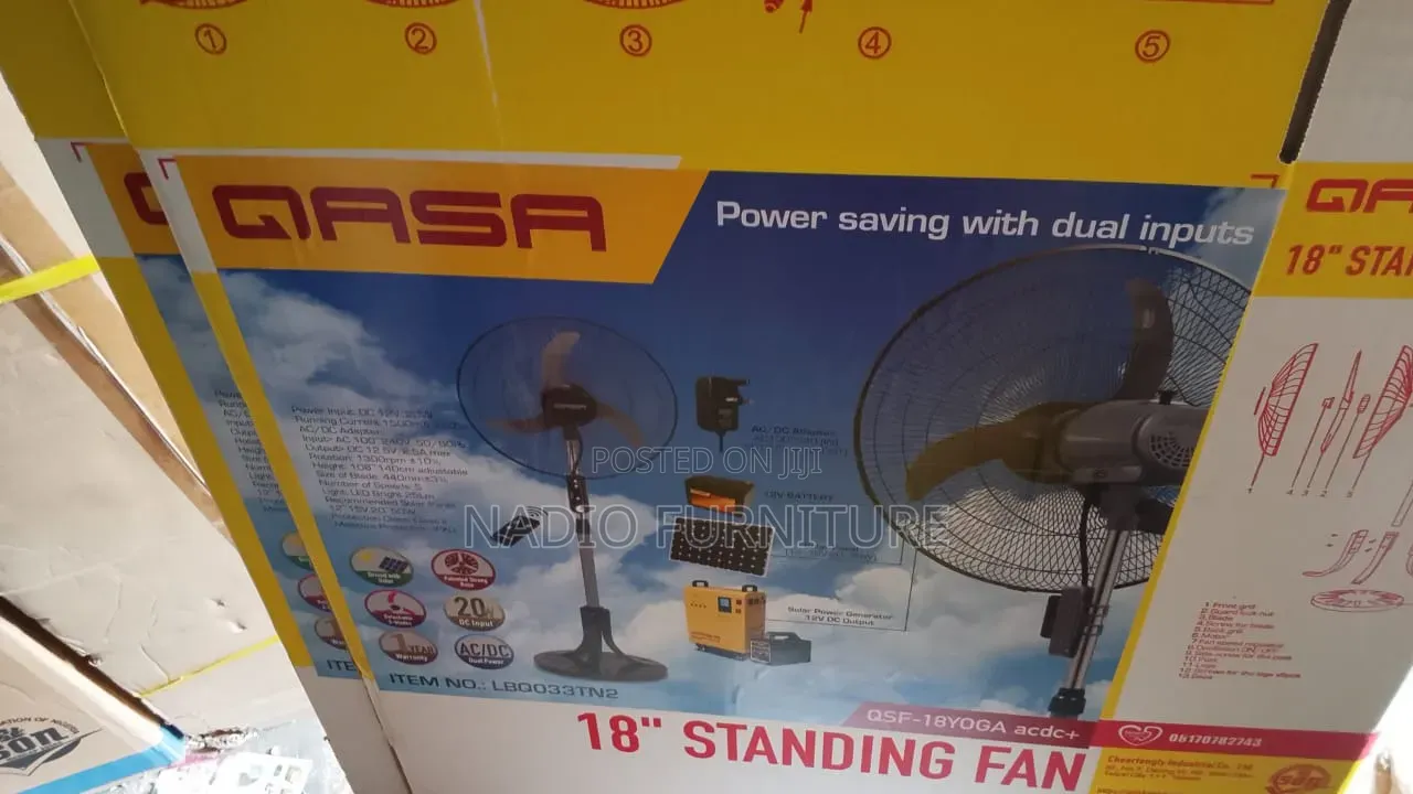 Qasa 18" Standing Fan