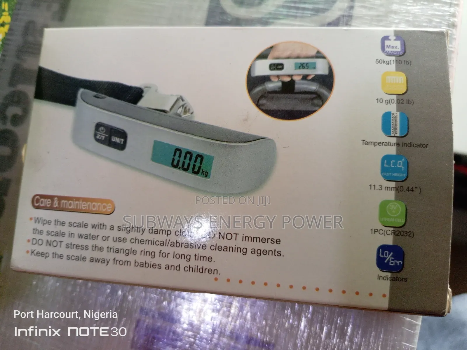 Electronic Hand Luggage Scale