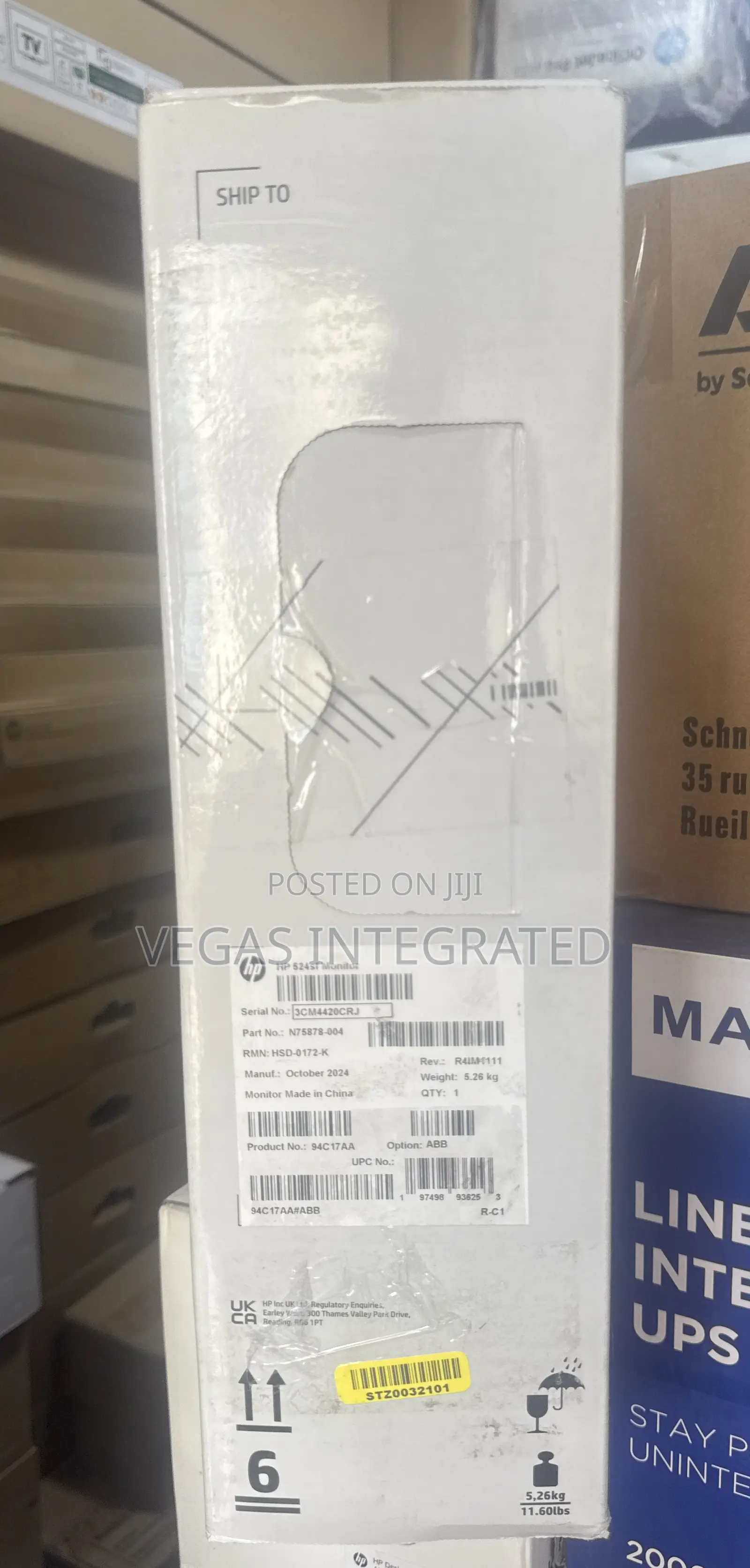 Hp Series 5 (524sf) 23.8 Inch Full Hd Monitor