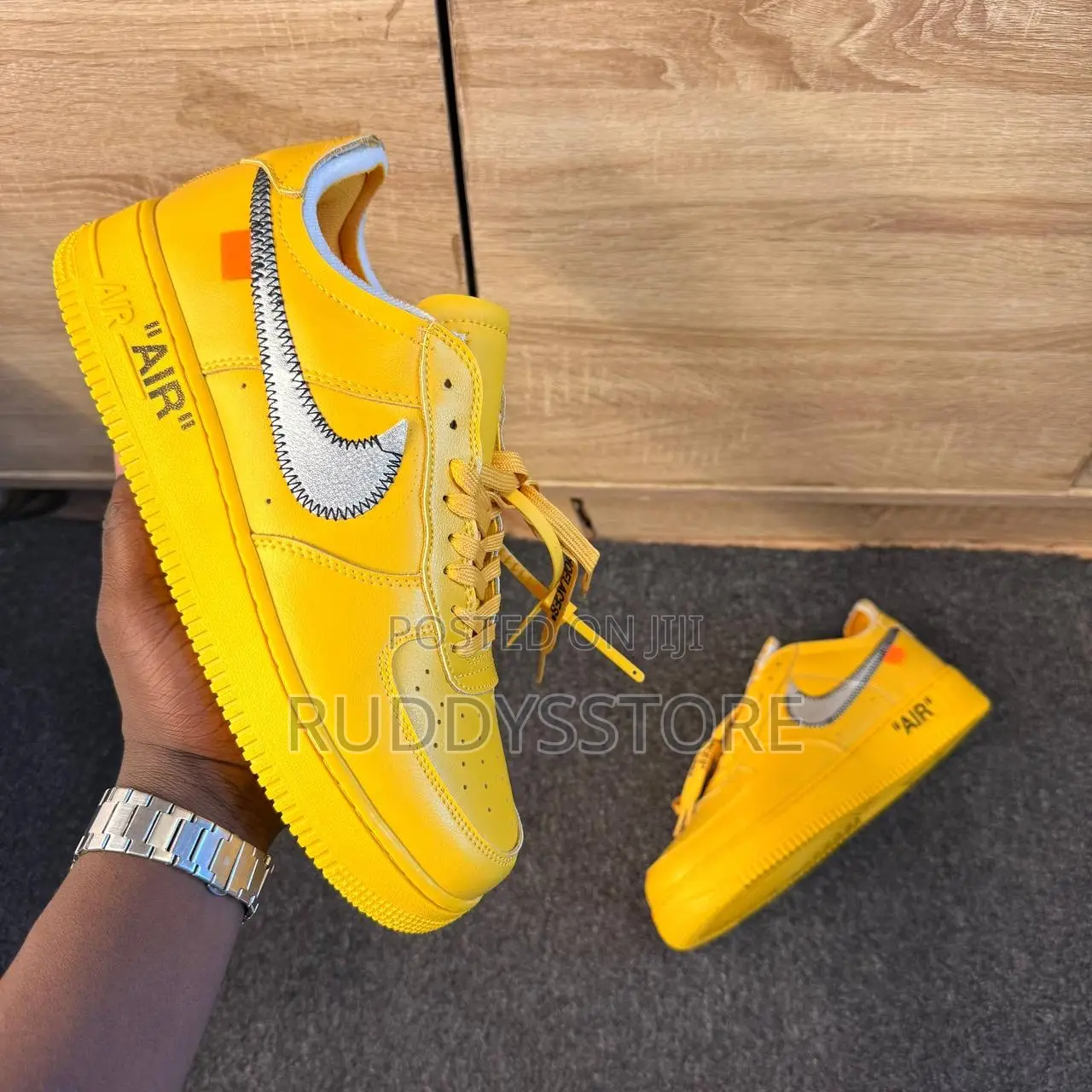 The Nike Air Force 1 Low Golden Yellow/ Buy One Get a Free Sock