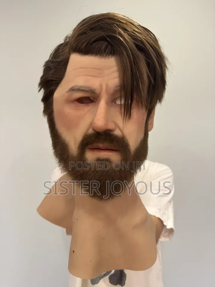 Ultra-realistic Silicone Male Face Mask _become Anyone. Instantly.