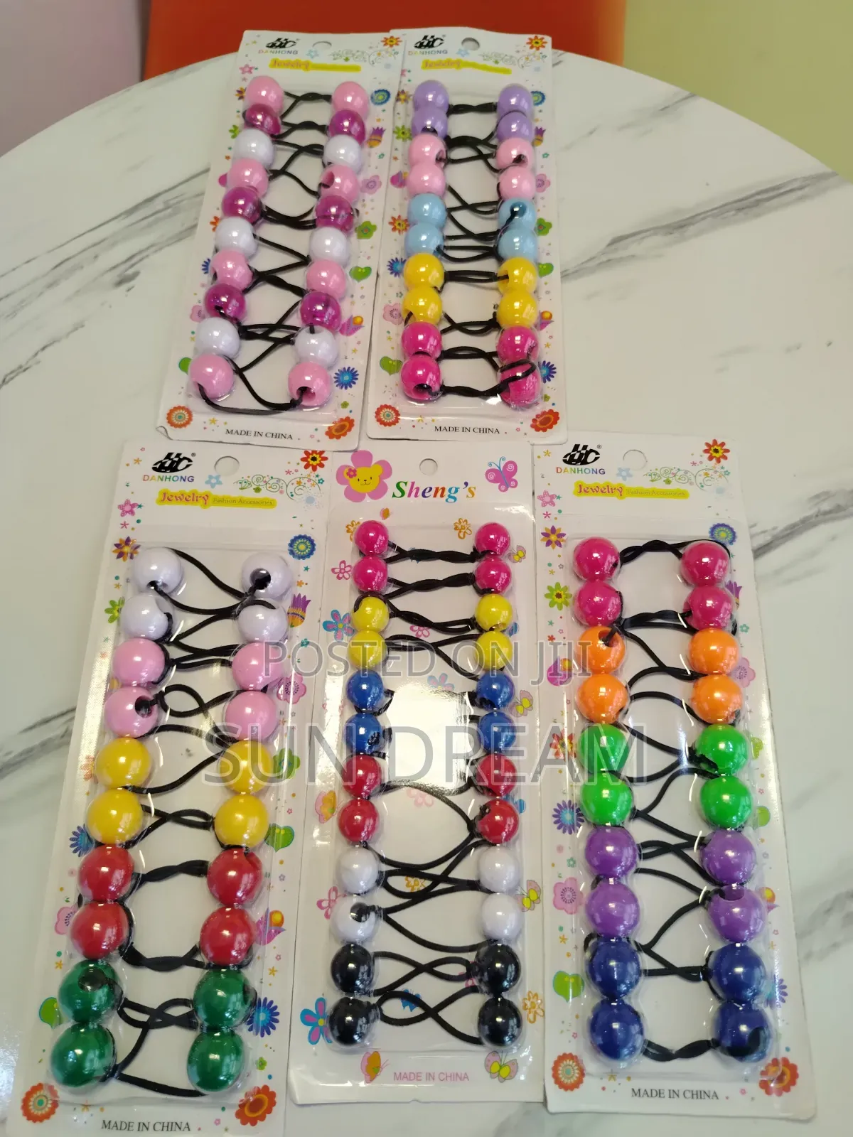 Kids Ball Hair Band Hair Rope Children Hairpin