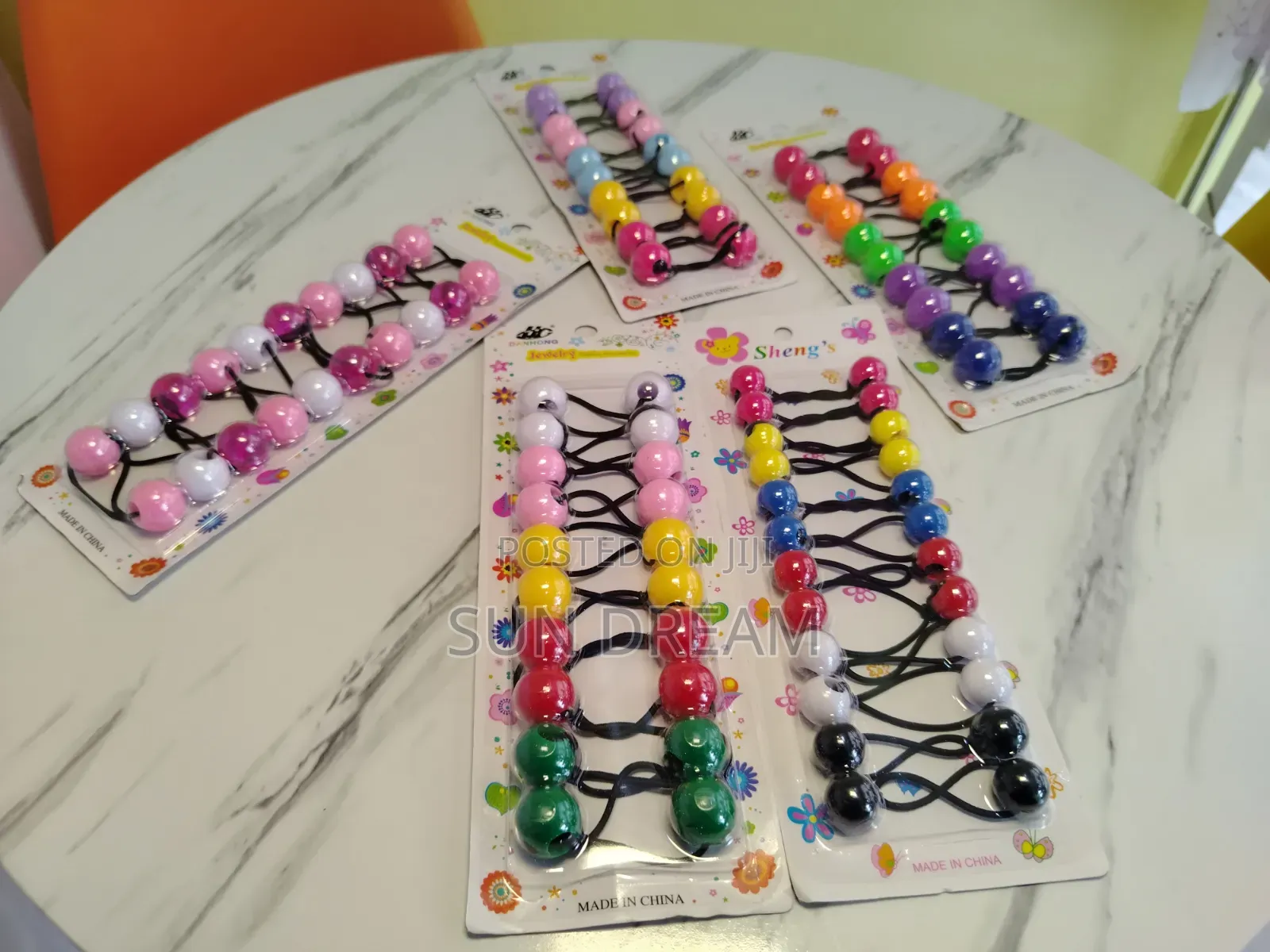 Kids Ball Hair Band Hair Rope Children Hairpin