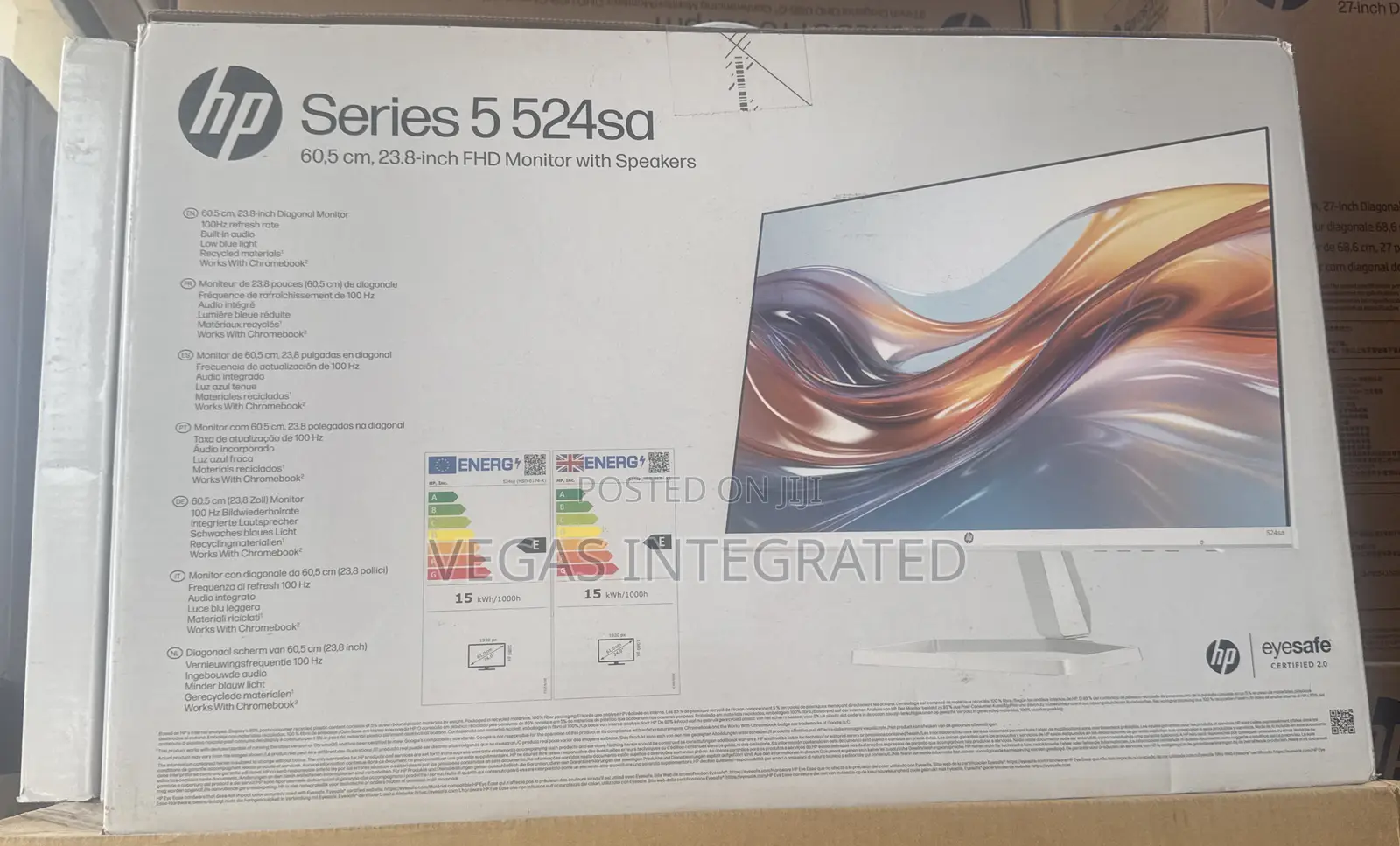 Hp Series 5 (524sa) 23.8" FHD Monitor With Speakers